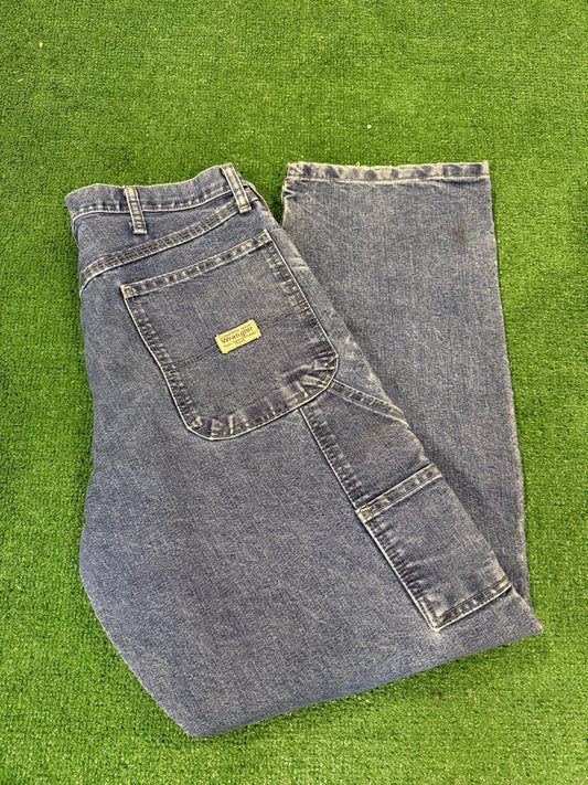 Vtg Wrangler Carpenter Jeans - 34x32