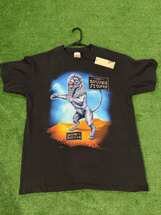 1997 Rolling Stones Bridges To Babylon Tour Tee DEADSTOCK - XL