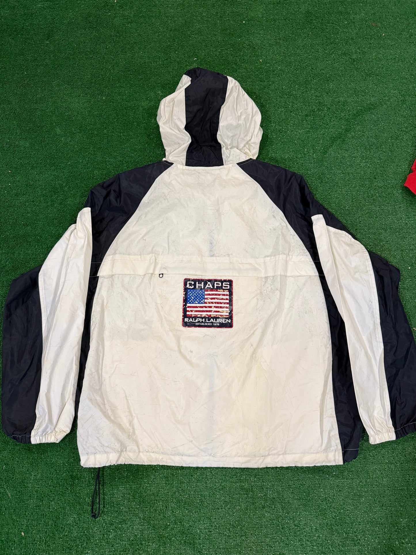 Vtg Chaps Ralph Lauren Windbreaker - XL