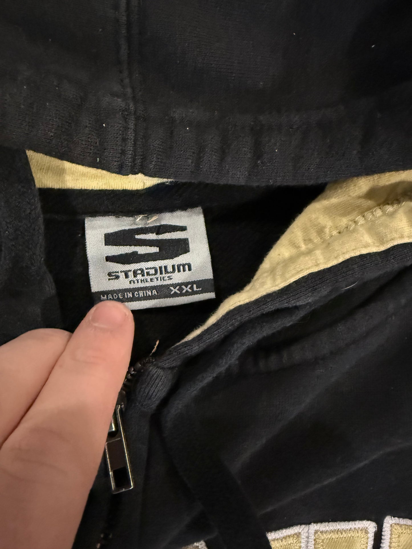 Vtg Purdue Zip Up Jacket - 2XL