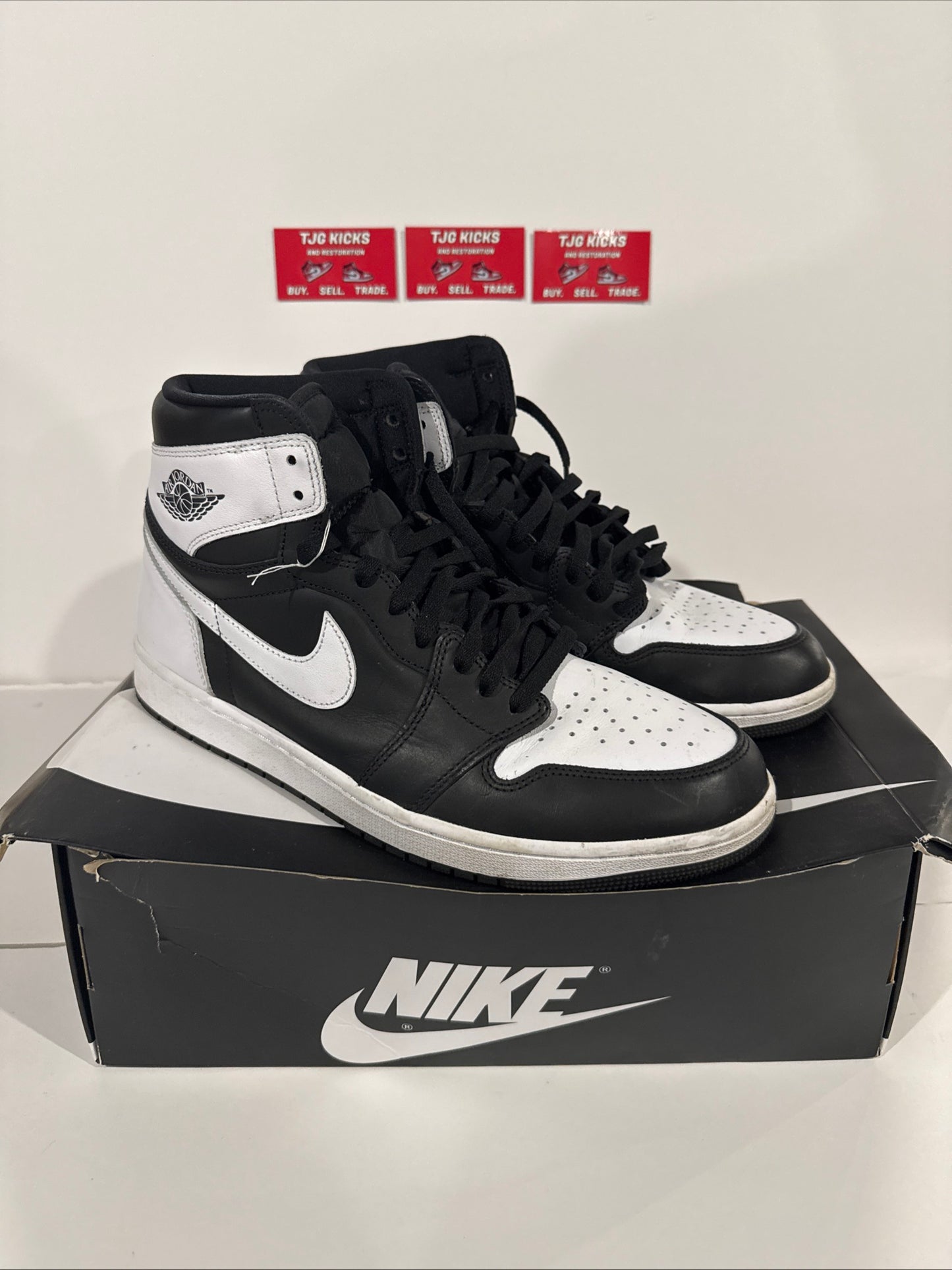 Jordan 1 High Black White Size 13M